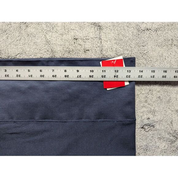 Spanx Wide Waist Seamless Moto Leggings Women's Size Large Blue - Picture 5 of 12